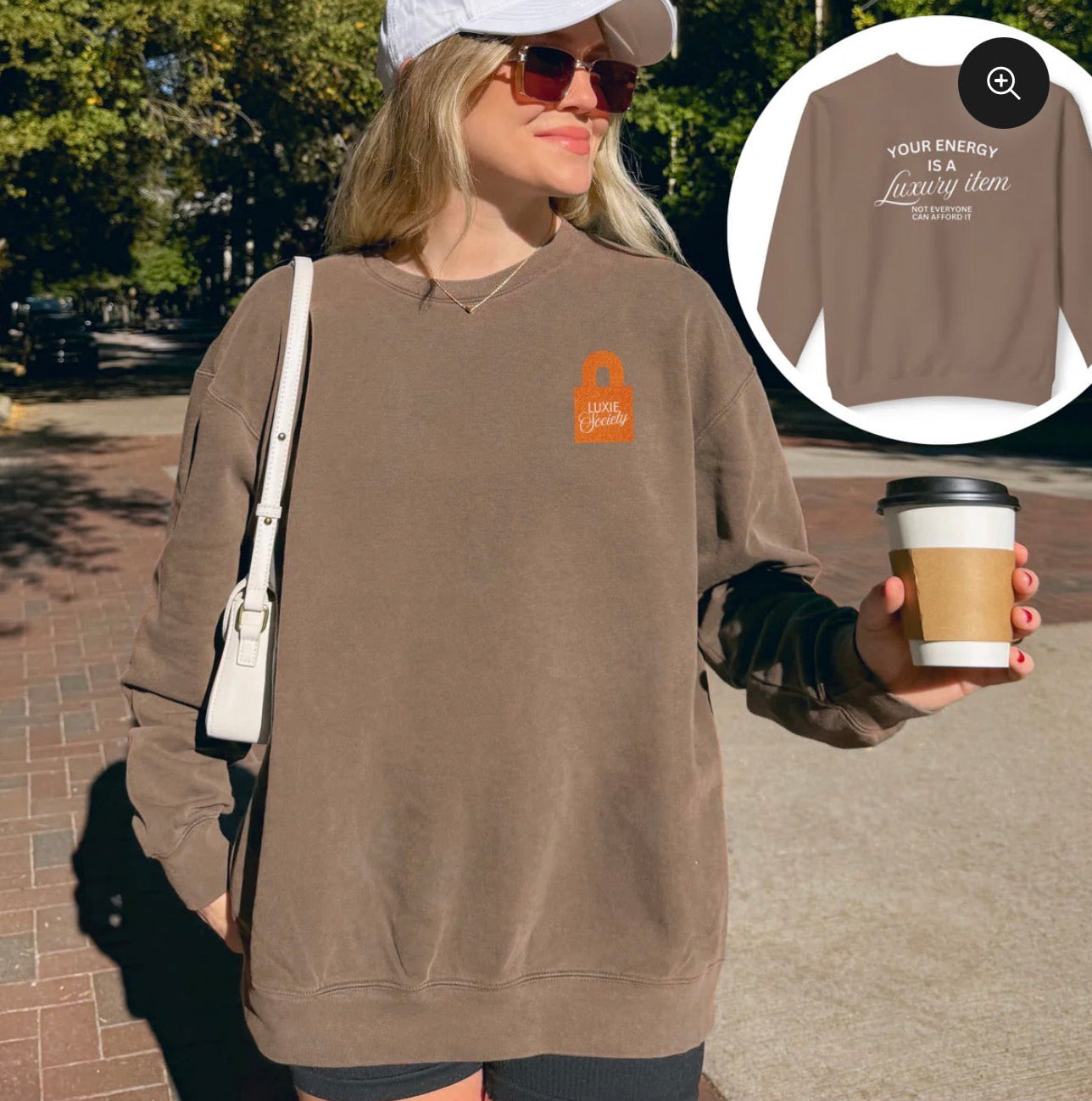 ✨ Your Energy Is a Luxury Sweatshirt