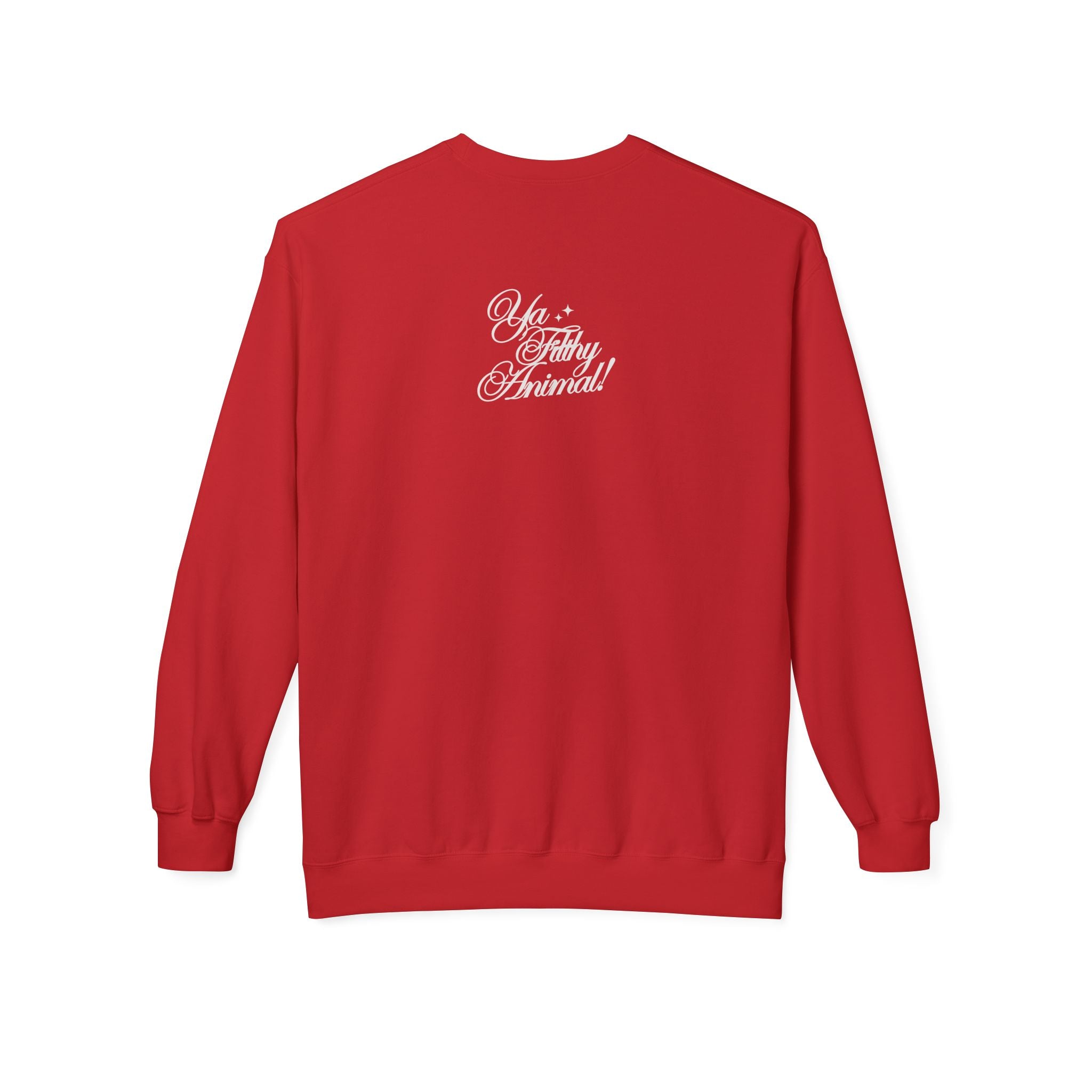 Vintage Santa | Merry Christmas Ya Filthy Animal Crewneck Sweatshirt