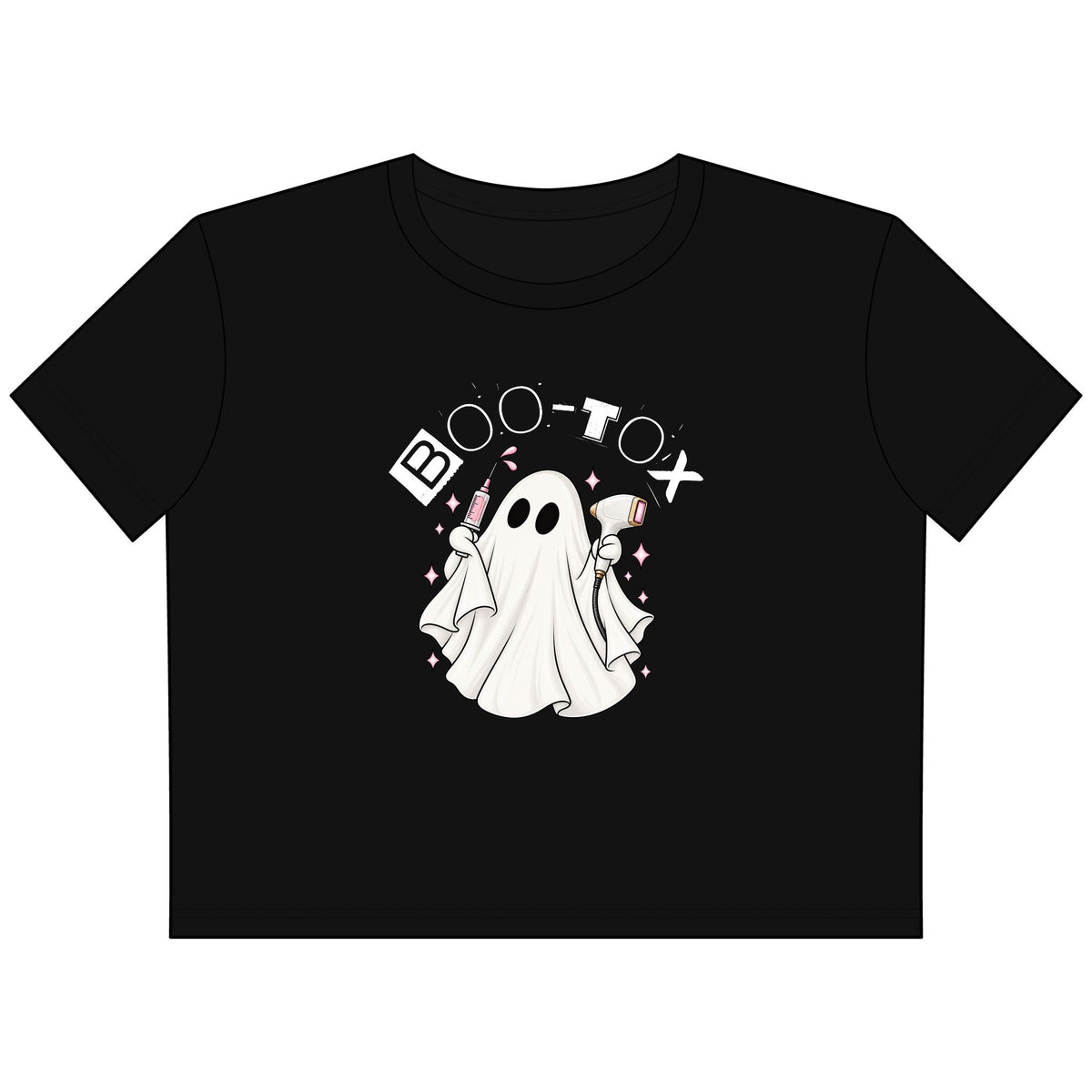 Alchemy Beauty | Boo-Tox Ghost Cropped Tee
