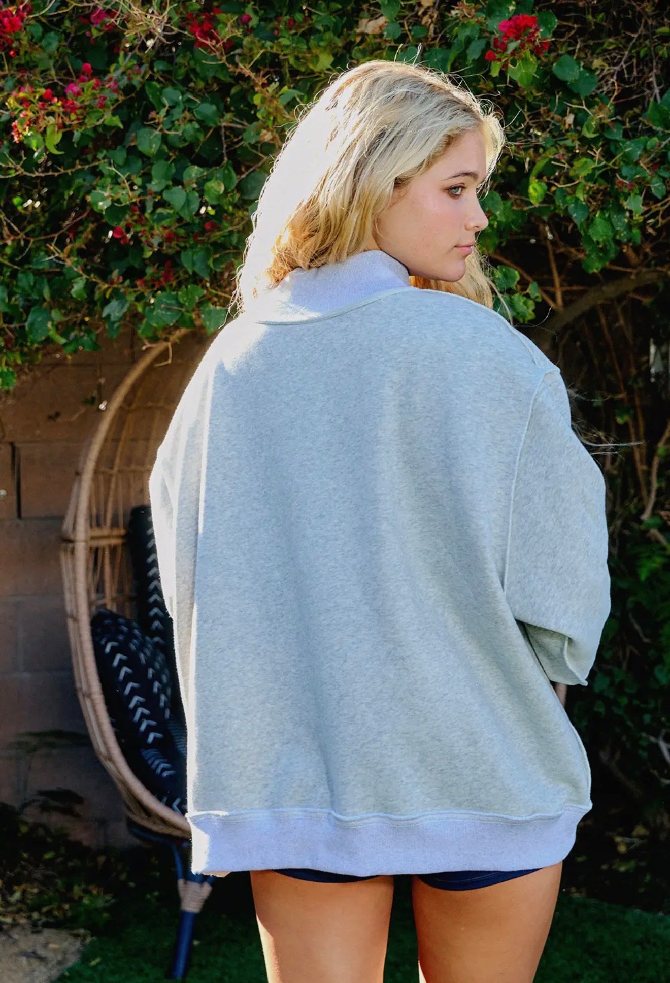 Preorder | The PILATES & YOGA Reversible Mockneck Sweatshirt