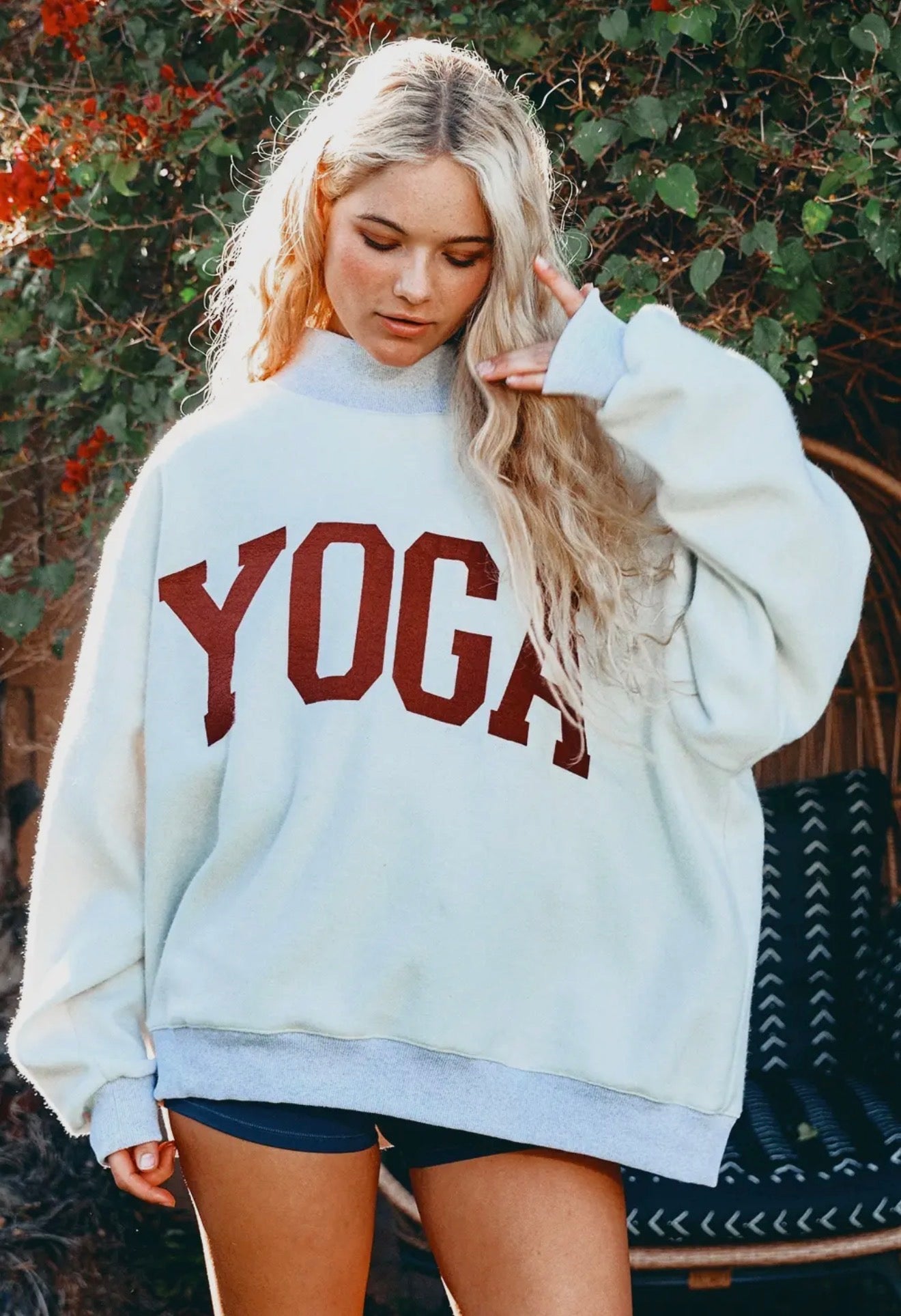 Preorder | The PILATES & YOGA Reversible Mockneck Sweatshirt