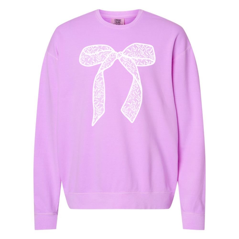 Bow 'Lace It Up' Lightweight Sweatshirt