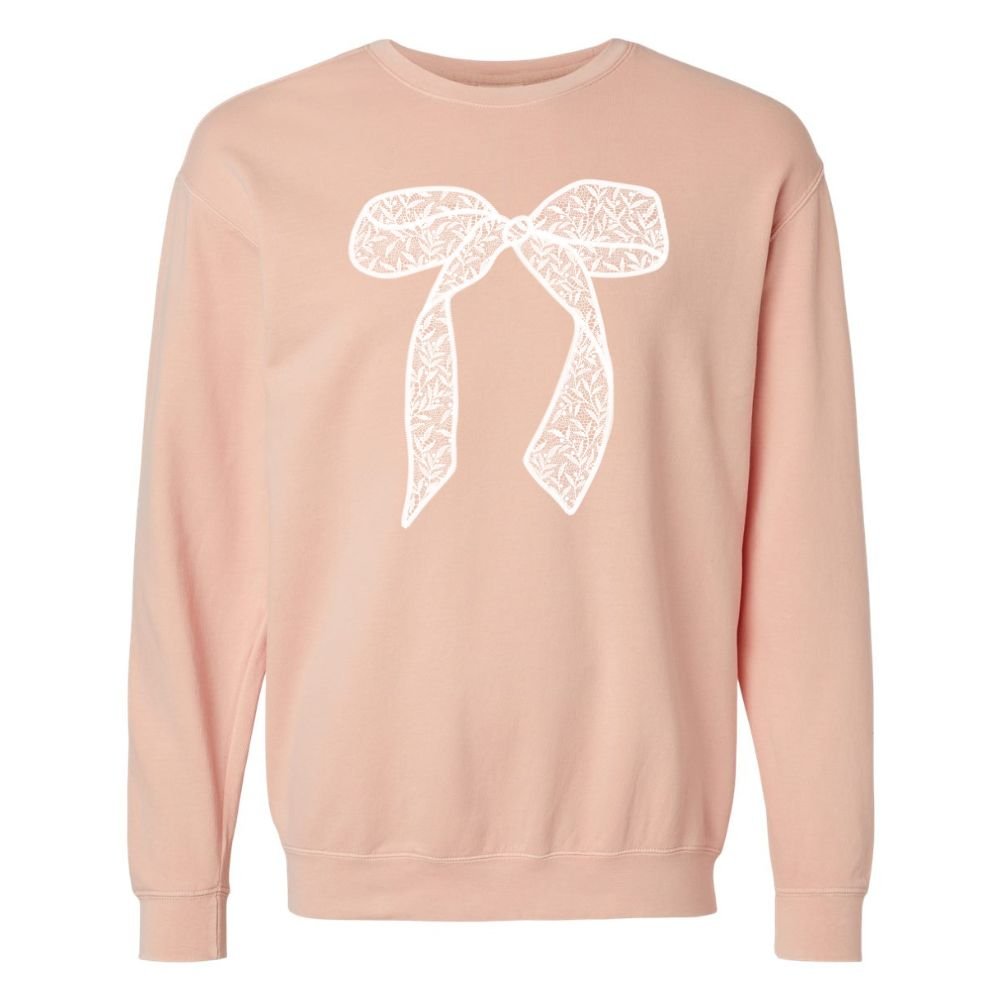 Bow 'Lace It Up' Lightweight Sweatshirt