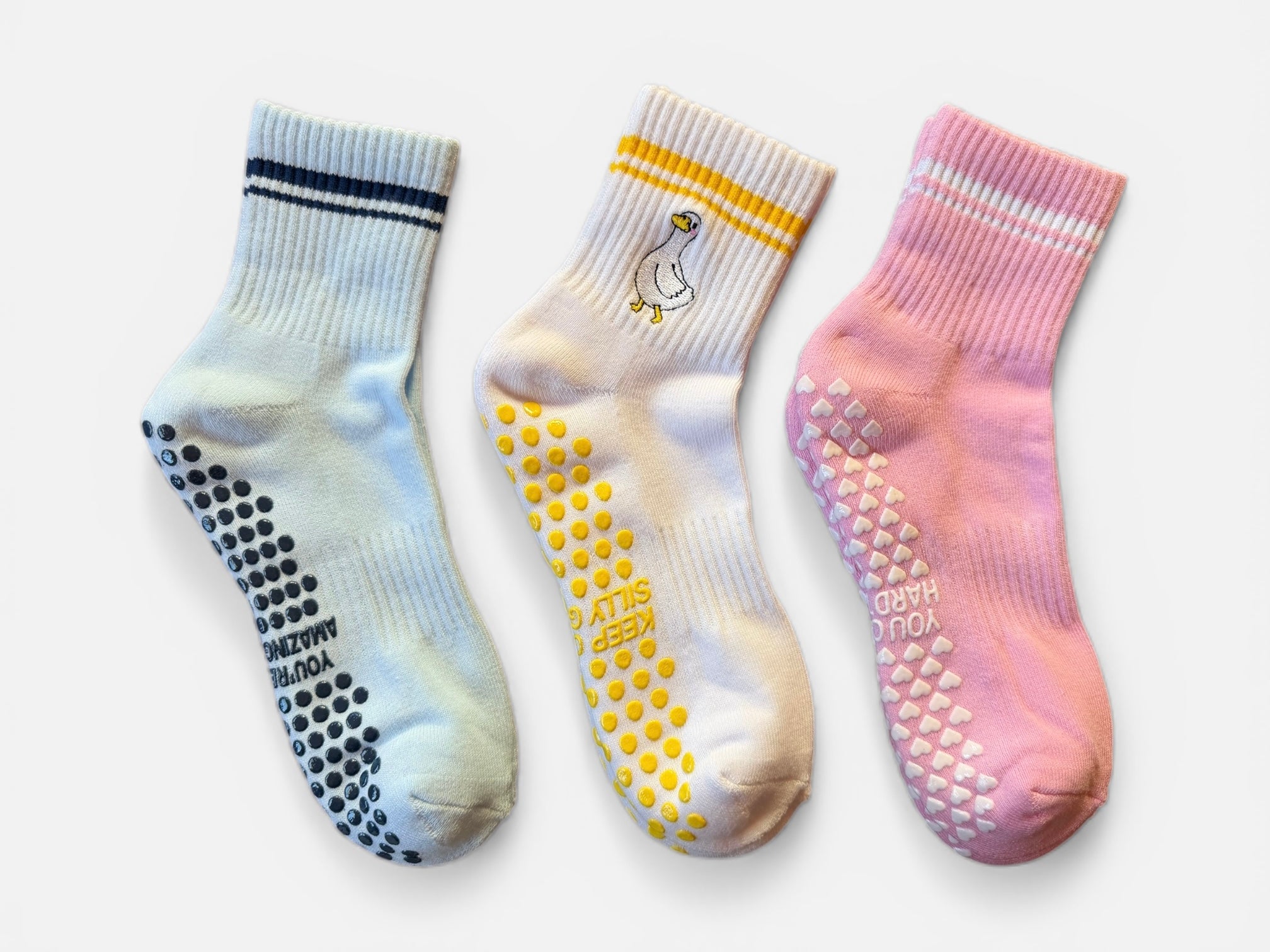 Luxie Society Pilates Sock Spring Trio🌼