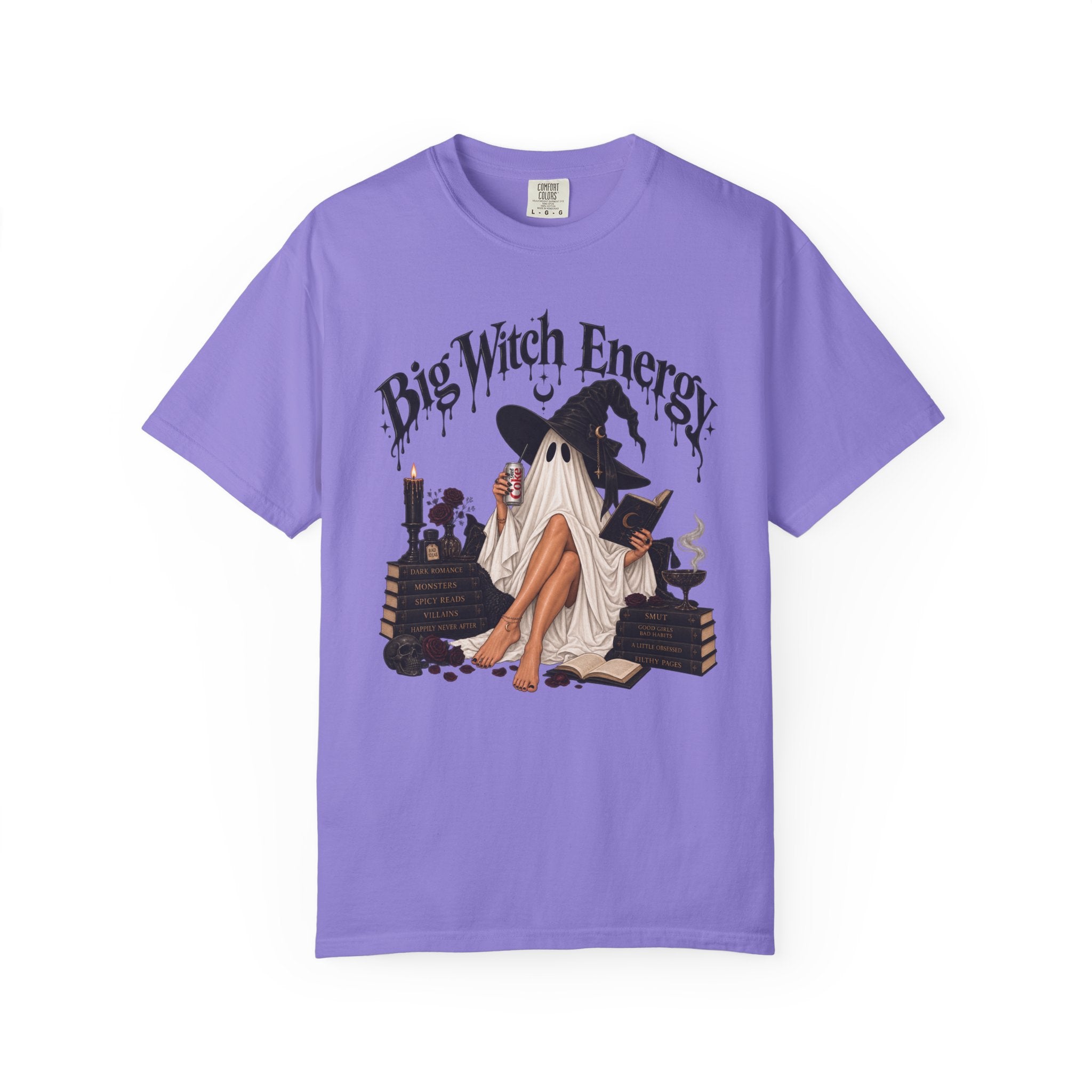 Big Witch Energy T-Shirt — Ghostly Witch Vibes Halloween Tee