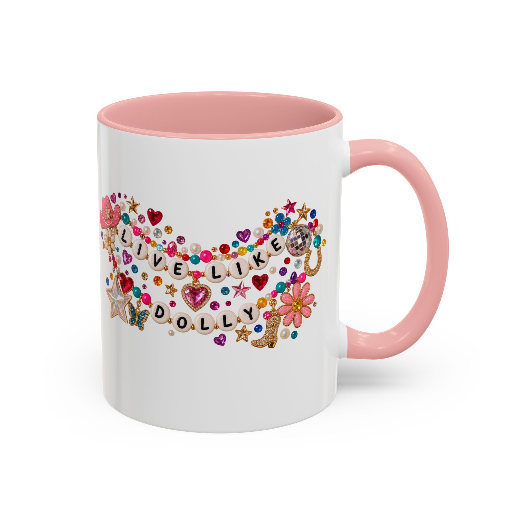 Live Like Dolly Whimsy Quote Mug