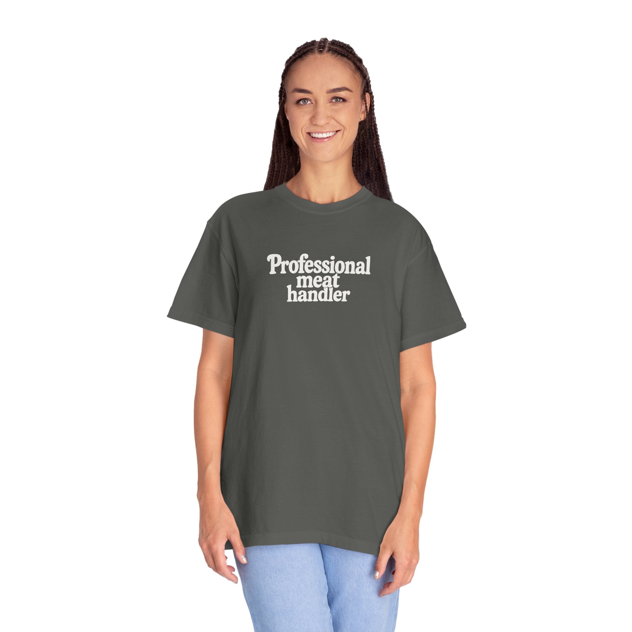 Professional Meat Handler T-Shirt — Funny Octoberfest BBQ Tee