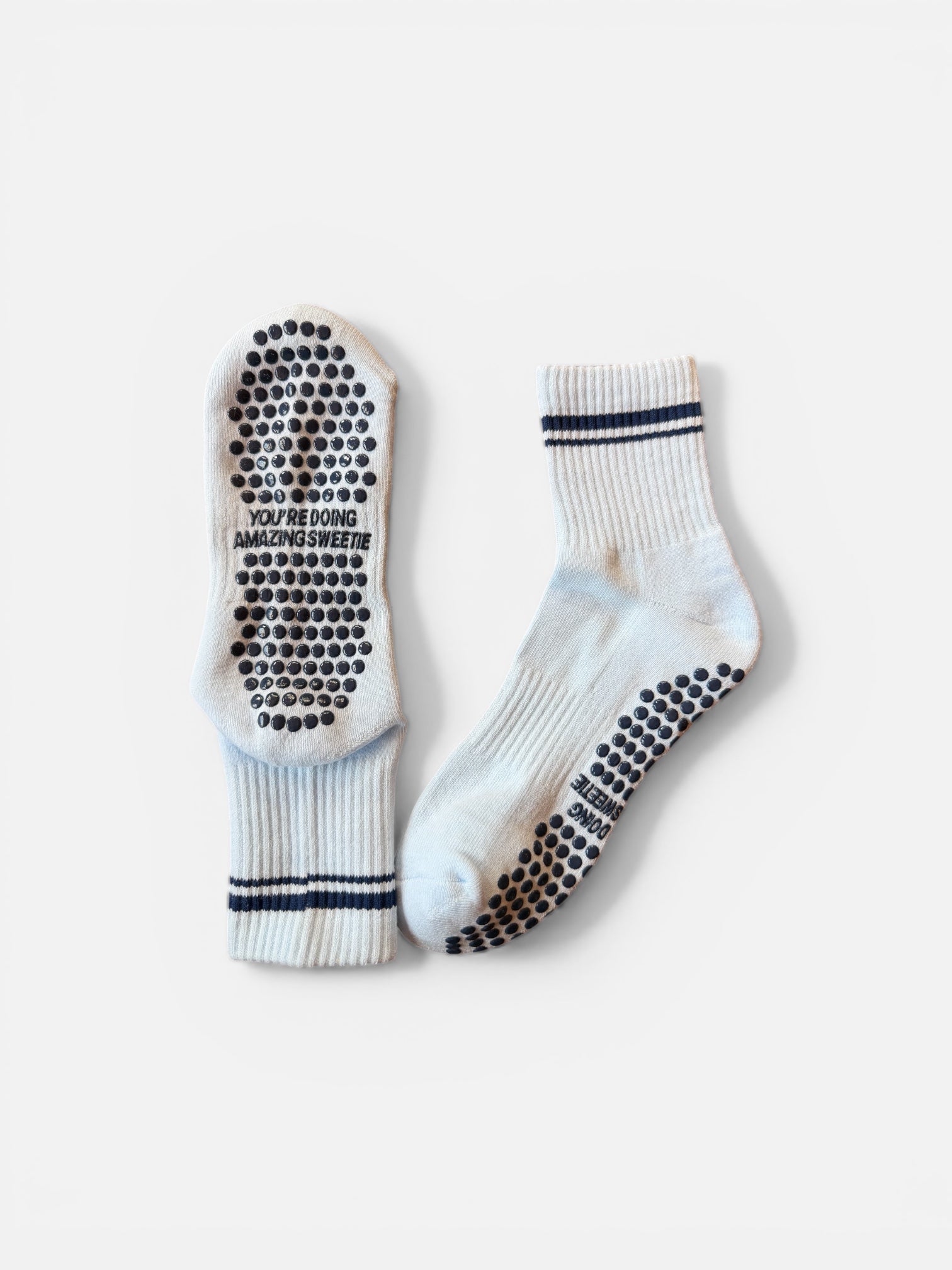 You’re Doing Amazing Sweetie Grip Sock💙