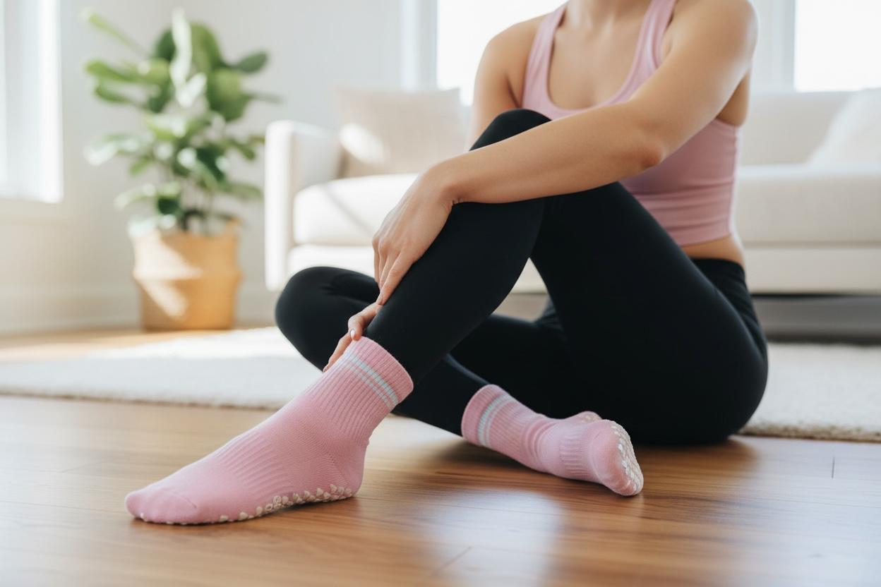 You Can Do Hard Things
Pink Grip Sock💕