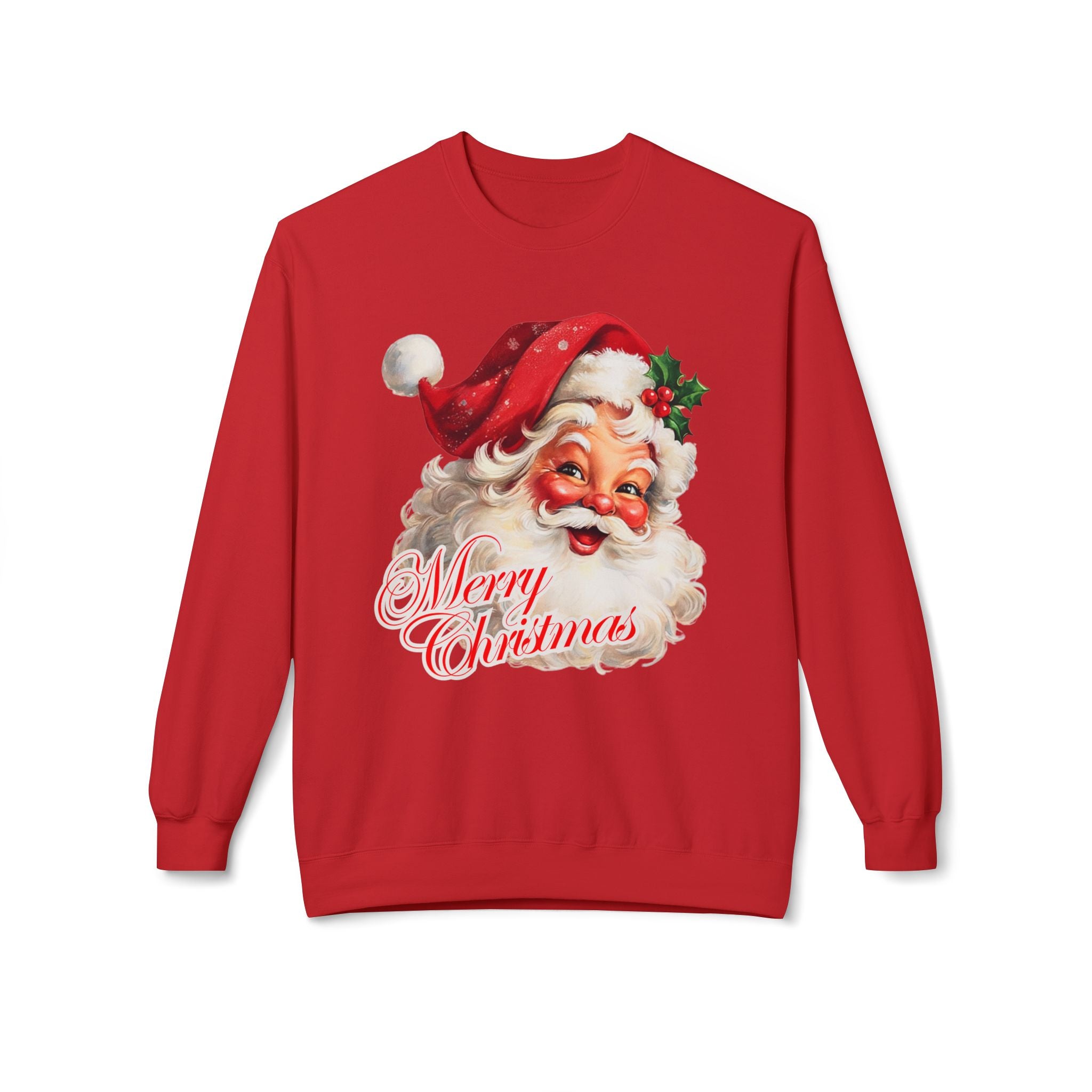 Vintage Santa | Merry Christmas Ya Filthy Animal Crewneck Sweatshirt