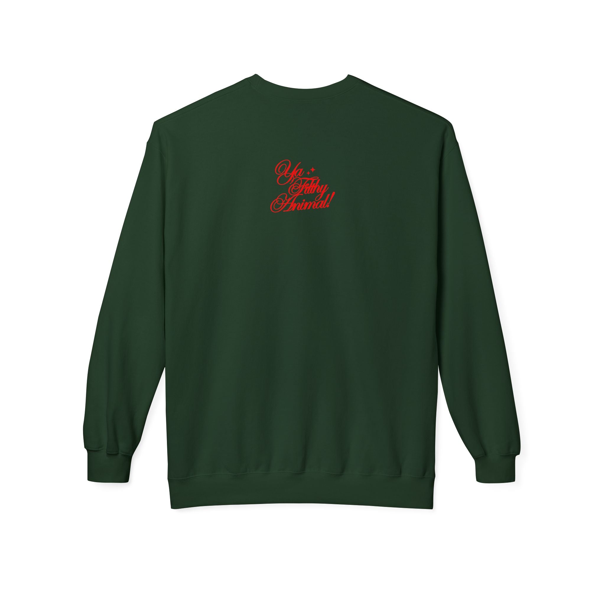 Vintage Santa | Merry Christmas Ya Filthy Animal Crewneck Sweatshirt
