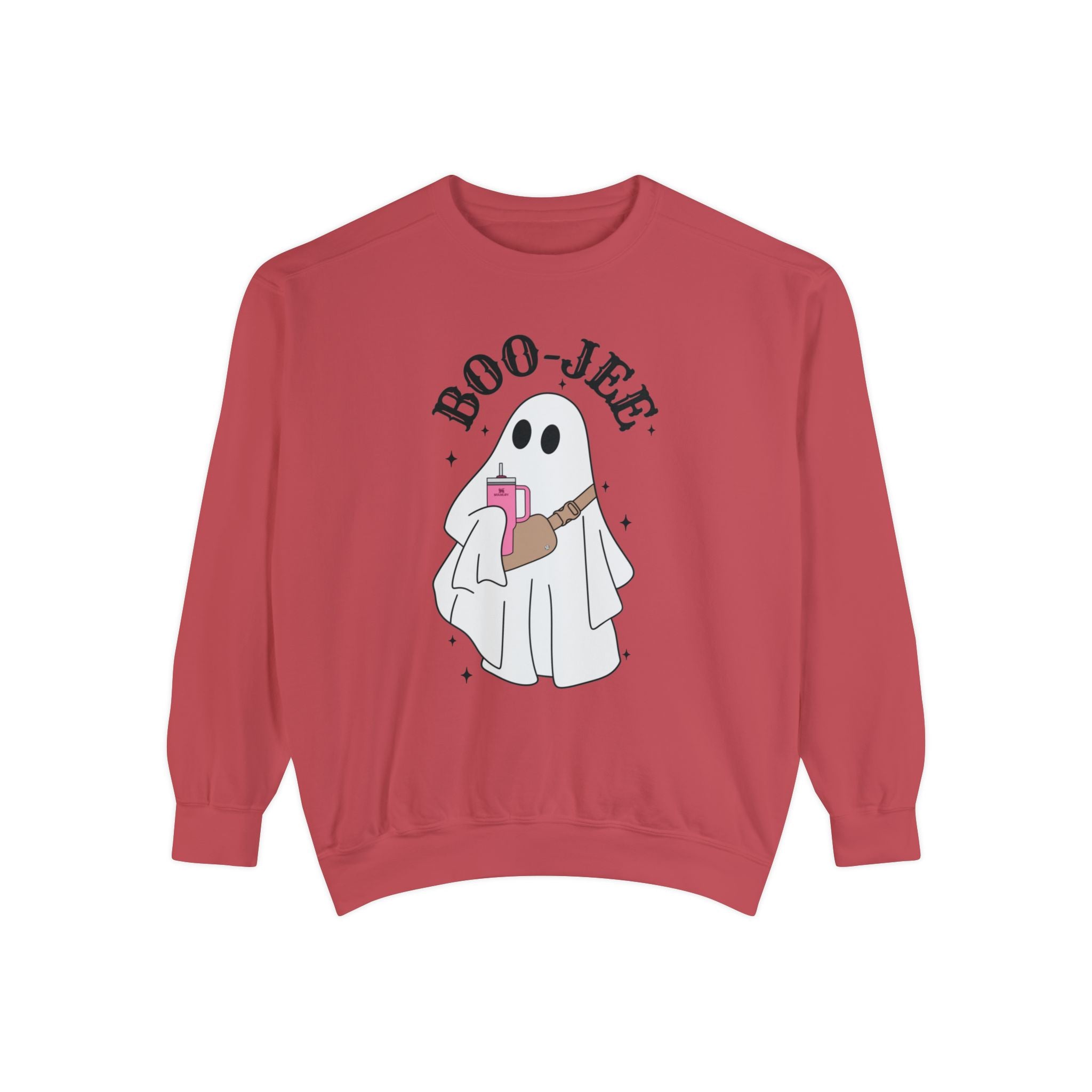 Boo-Jee Garment-Dyed Sweatshirt | Funny Boojee sweatshirt for fall halloween | Boujee Bougie