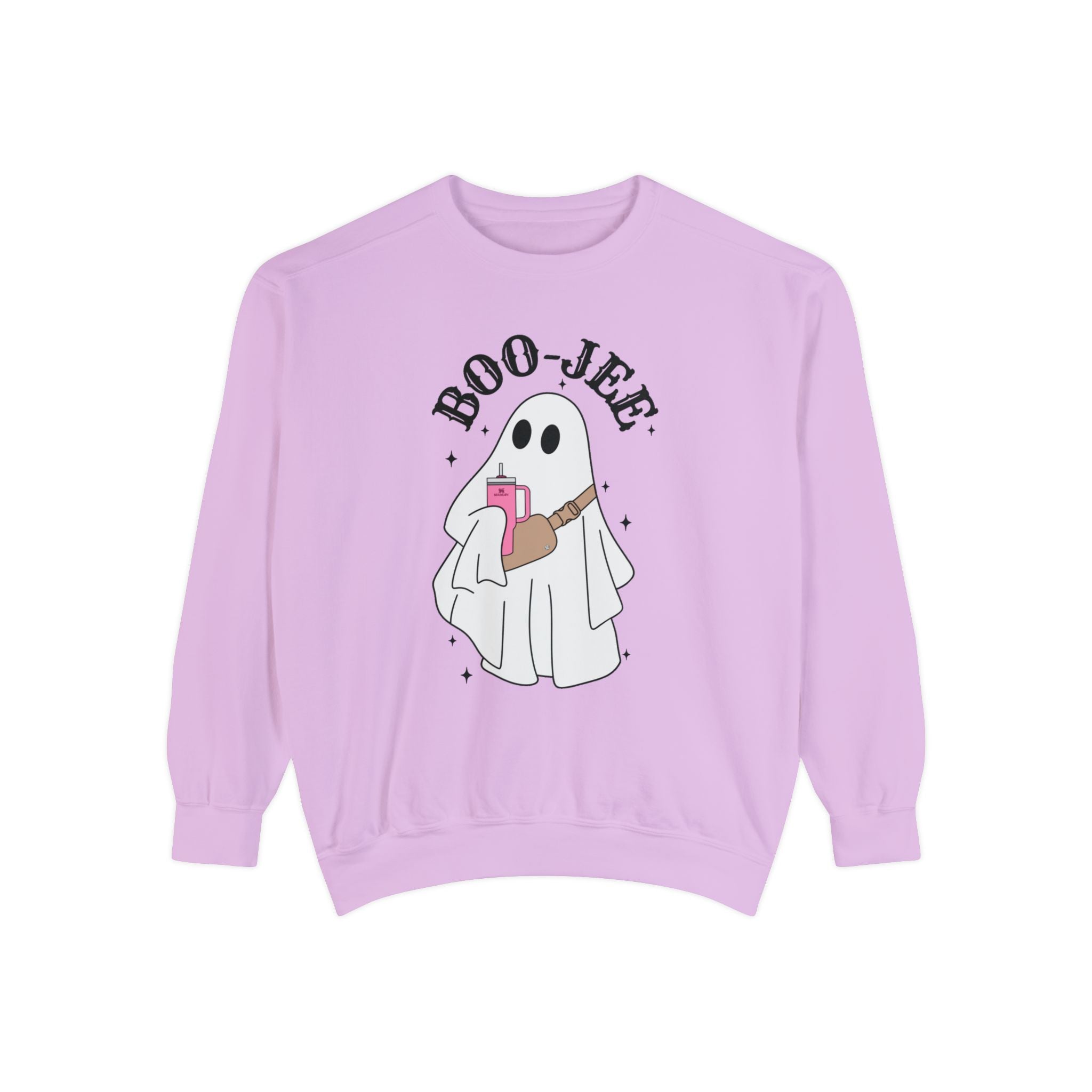 Boo-Jee Garment-Dyed Sweatshirt | Funny Boojee sweatshirt for fall halloween | Boujee Bougie