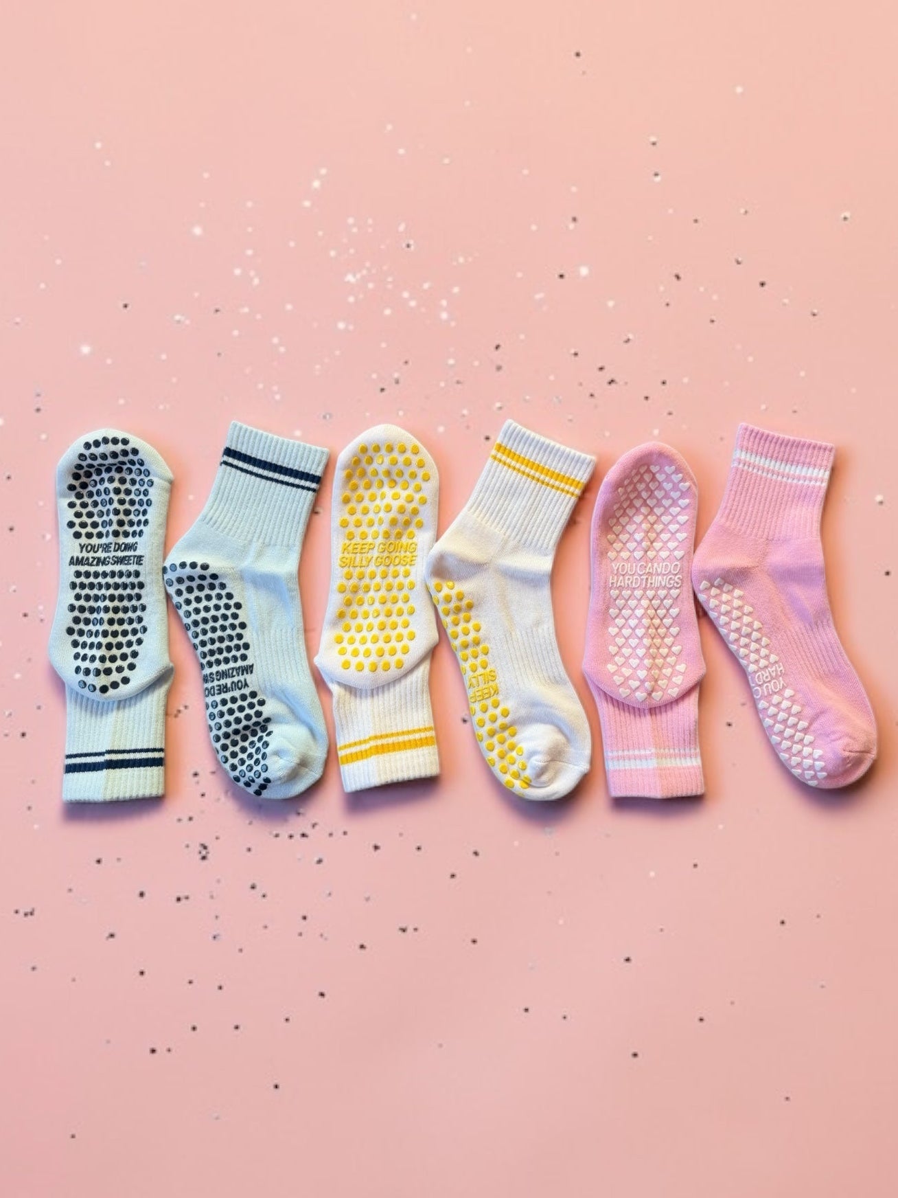 Luxie Society Pilates Sock Spring Trio🌼