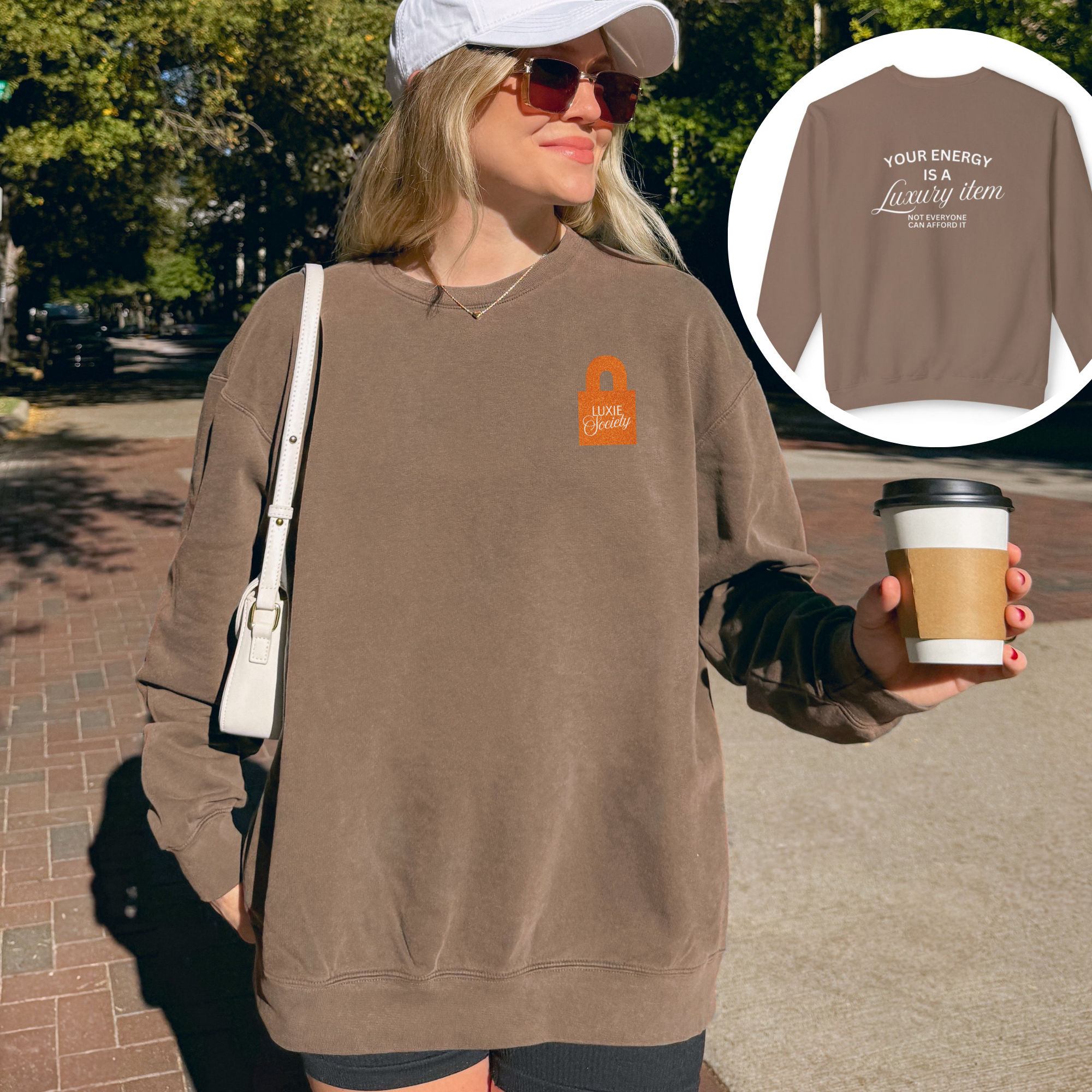 ✨ Your Energy Is a Luxury Sweatshirt | Cozy Crewneck