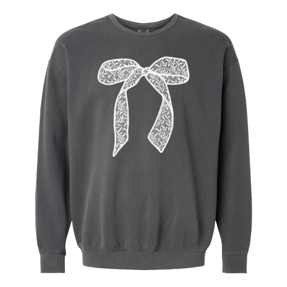 Bow 'Lace It Up' Lightweight Sweatshirt