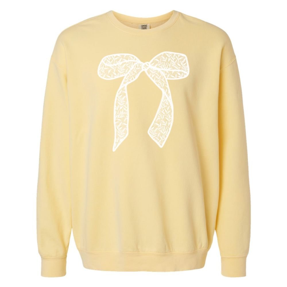 Bow 'Lace It Up' Lightweight Sweatshirt
